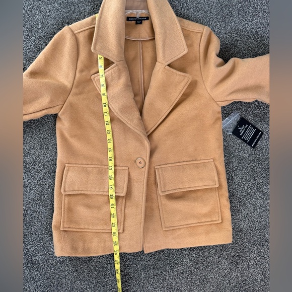 Boston Proper Woman’s Coat Jacket Camel Tan Color Sz XS, Fall/Winter NWTS - Picture 6 of 8